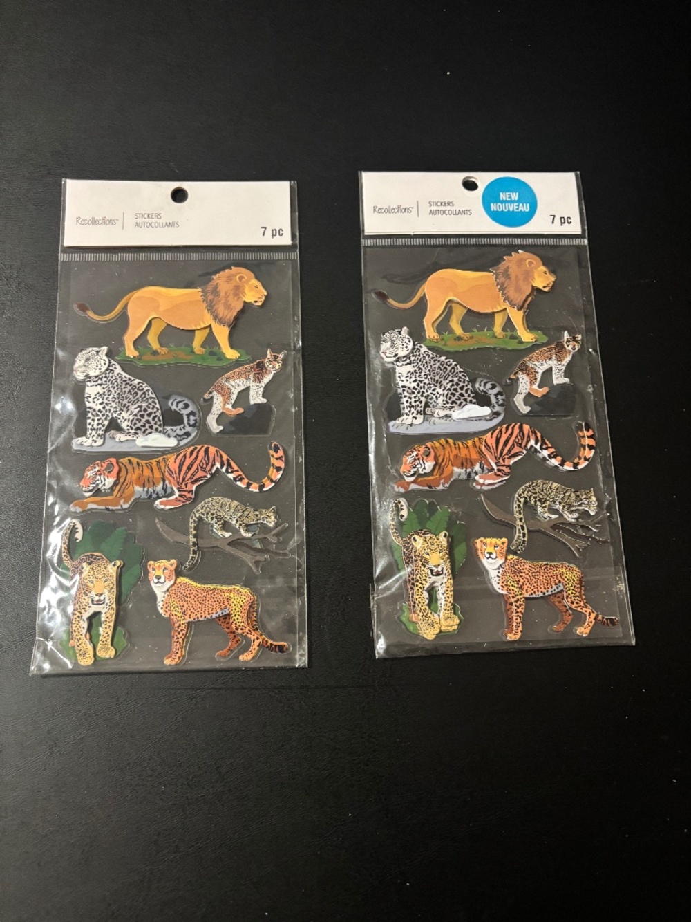 Big Cat Stickers x 2